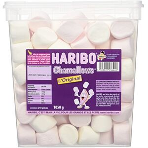 HARIBO Tubo Chamallow l'Original x 210 1050 g - Publicité