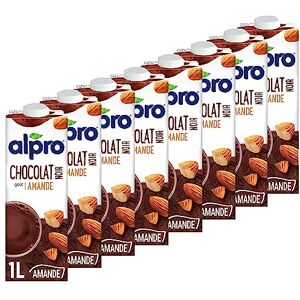 Alpro - Alternative au Lait de Soja Goût Chocolat - Boisson Soja Protéines  Végétales 