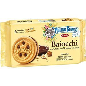 Mulino Bianco Baiocchi Chocolat Râteau Biscuits Gâteau avec Chocolat 336gr Multi Package Snack - Publicité