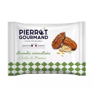 PIERROT GOURMAND Les Pépites sachet 45g amandes caramélisées & herbes de Provence - Publicité