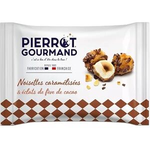 PIERROT GOURMAND Les Pépites sachet 45g noisettes caramélisées & éclats de fève de cacao - Publicité