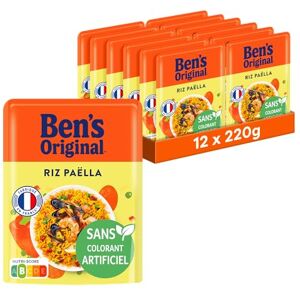 BEN'S ORIGINAL Riz Paella 2mn (12x220g) - Publicité