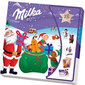 Milka Calendrier de l'Avent Lilaberg Assortiment de 24 Surprises Chocolatées pour Noël 143 g - Publicité