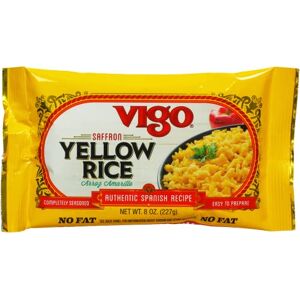 VIGO Lot de 12 sachets de riz Jaune safran 227 ml - Publicité