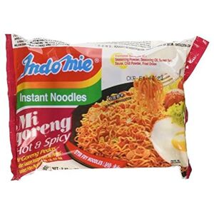 Indomie Indo Mie chaude instantanée Fried nouilles Mi Goreng pedas 80g x 5 paquets - Publicité