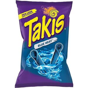 Takis Blue Heat Lot de 10 chips de piment chaud 28,4 g - Publicité