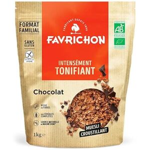 MUESLI CROUSTILLANT CHOCOLAT SANS GLUTEN 1KG, FAVRICHON, UNITÉ - Publicité