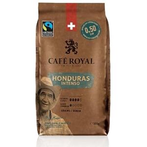 CAFE ROYAL Café Honduras Intense en grains 500g Saveur riche et robuste Pour une expérience caféinée intense et réconfortante Lot De 3 Vendu Par Lot - Publicité