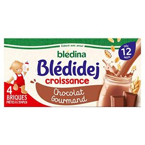 Blédina Blédidej Croissance, Chocolat Gourmand, dès 12 Mois, 4 x 250ml - Publicité