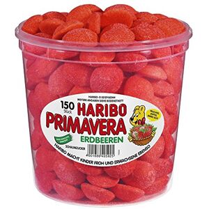 HARIBO Bonbons    Mousse De Fraises Primavera (150 Pièces)    Bonbon   Bonbon  En Gros   150 Pack   1200 Gramme Total - Publicité