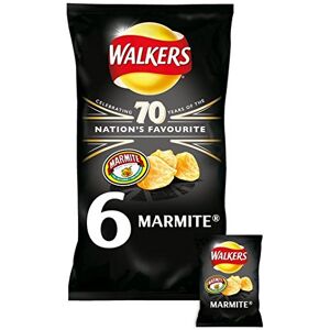 Walkers Marmite Lot de 6 chips 25 g Boîte de 15 - Publicité