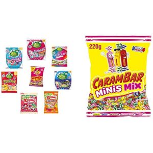 Lutti , Carambar et Krema Bonbon Pack de 8 sachets Assortiment & Carambar Bonbons Minis Mix 220 g - Publicité