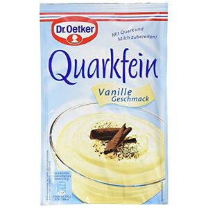 Dr. Oetker Quark fine vanille (Quarkfein Vanille)   Poids Total 55 grams - Publicité