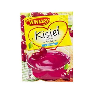 Winiary kisiel wisniowy z cukrem 77g / Kissel aux cerises / - Publicité