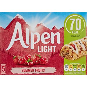 Alpen Light Summer Fruits Bars 5 x 19g - Publicité