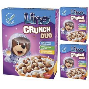 Pufai Lino Crunch Duo Muesli Cornflakes Lot de 3 boîtes de céréales 225 g - Publicité