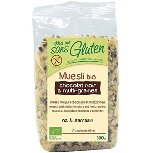 Ma Vie Sans Gluten Muesli Chocolat Noir & Multi-Graines, 300 g, 1 Unité - Publicité