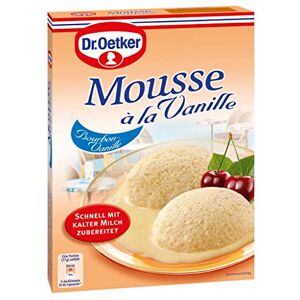 Dr. Oetker Vanilla mousse (Mousse à la Vanille)   Poids Total 60 grams - Publicité