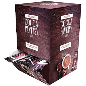 Cocoa Fantasy Dark Lot de 100 bâtonnets de cacao instantanés en poudre de cacao (100 bâtonnets de 25 g), 27 % de cacao - Publicité