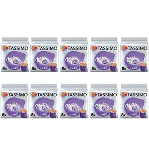 Tassimo Milka Dosettes de chocolat chaud 10 paquets (80 boissons) - Publicité