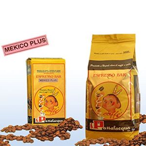 Caffè Passalacqua Passalacqua grains de café Mekico Plus kg. 3   Cafè Mexico Offre 3 Pièces - Publicité