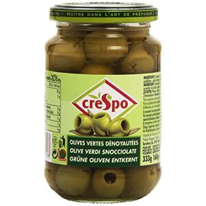 CRESPO Olives Vertes Dénoyautées le Bocal 160 g Lot de 4 - Publicité