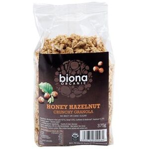 Biona Granola croustillant au miel et à l'hamamélis bio 375 g (boîte de 6) - Publicité