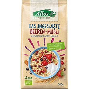 Allos MUESLI AUX BAIES SANS SUCRES AJOUTÉS BIO 500 g - Publicité