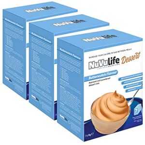 NuVu Life Dessert 50 g Caramel (lot de 21) - Publicité