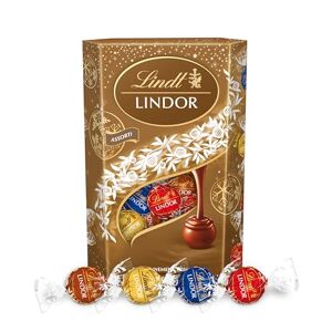 Lindt - Sachet Grand format LINDOR - Chocolat Blanc - Cœur fondant, 1kg