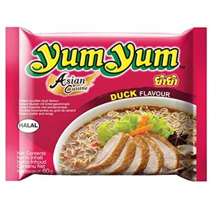 Yum Yum Soupe nouille canard  60g Thailande Pack de 12 pcs - Publicité