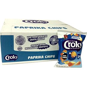 Croky Paprika 40 gram doos 20 zakjes - Publicité