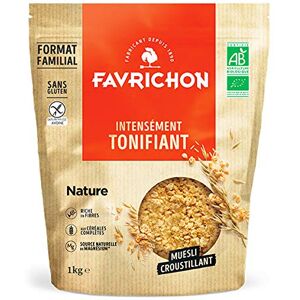 Epicerie Favrichon Muesli Croustillant Nature Sans Gluten 1Kg Vendu par unité - Publicité