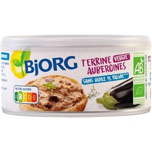Découvrez la Délicieuse Terrine d'Aubergine Bio 125g de Bjorg Idéale pour les Régimes Alimentaires Convient à la Diététique et Nutrition. Le Lot De 4 - Publicité