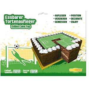 Decocino Dekoback gâteau aufleger Terrain de Football, 1er Pack (1 x 20 g Carton) - Publicité