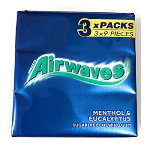 AirWaves Chewing-gums Menthol et Eucalyptus 37 g - Publicité