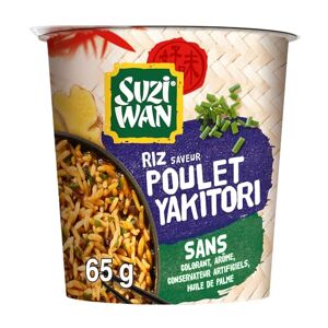 SUZI WAN Riz en pot saveur Poulet Yakitori 65g - Publicité