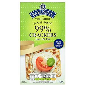 Rakusen's Crackers aux herbes et aux oignons 150 g - Publicité