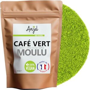 NCA Café Vert Moulu 100% Naturel Café Vert en Poudre Grains Moulu Non Torréfié Vegan Sans Gluten  (250) - Publicité