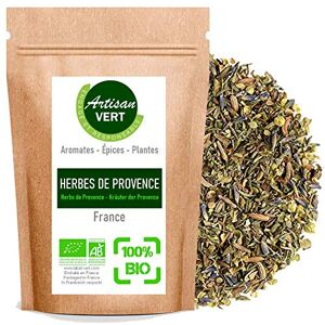 ADV Herbes de provence BIO, aromates, cuisine biologique, Sachet refermable L'Artisan du Vert (100g) - Publicité