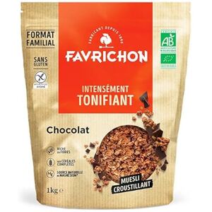 Génerique FAVRICHON Muesli croustillant chocolat sans gluten 1kg Vente à l'unité meilleure offre - Publicité