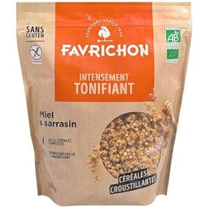 Génerique FAVRICHON Muesli croustillant Miel & Sarrasin 500g Vente à l'unité meilleure offre - Publicité