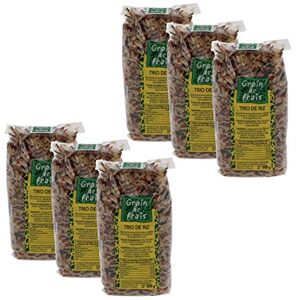 Grain de Frais Lot 6x Trio de riz  paquet 500g - Publicité