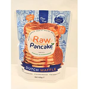 CleanFoods Raw Pancakes Dutch Waffle 425g pack I low carb pancake made from Konjac Glucomannan I only 21 calories per pancake I préparation in 2 minutes I Sans gluten I Sans graisse I Sans sucre - Publicité