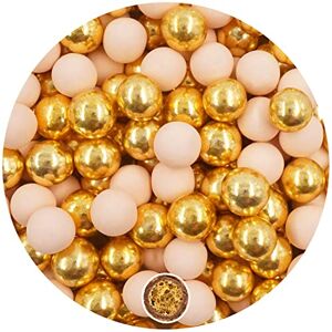 EinsSein 0,5kg Dragees mariage au chocolat cœur médium or perle dragées  baptême communion amandes feter