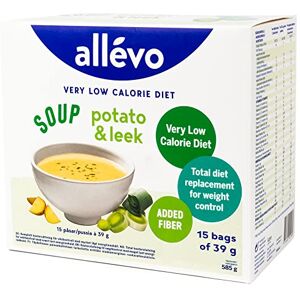 Alpha Soupe de pommes de terre et poireaux substitut de repas 15 portions Allévo by - Publicité