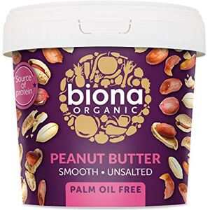 Biona Beurre de Cacahuètes Bio Lisse 1 kg Lot de 2 - Publicité