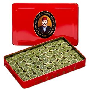 HAFIZ MUSTAFA 1864 ISTANBUL Baklava Pastry Box Baked Baklava Dessert Snacks Made from Fresh Phyllo Dough Sheets, Pistachio, Hazelnut, Walnut Turkish Sweets Tray Gift Ideas for Birthday, Christmas - Publicité