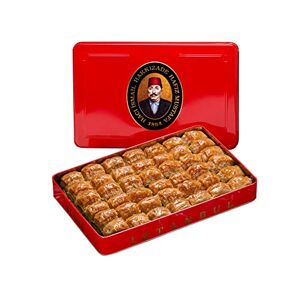 HAFIZ MUSTAFA 1864 ISTANBUL Baklava Pastry Box Baked Baklava Dessert Snacks Made from Fresh Phyllo Dough Sheets, Pistachio, Hazelnut, Walnut Turkish Sweets Tray Gift Ideas for Birthday, Christmas - Publicité