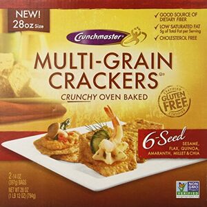 Crunchmaster Oven Baked Crunchy Multi-Grain Crackers, 28 Ounce - Publicité